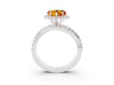White gold Heart Cut Cut Halo Split Shank Prong Setting Ring_27