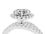 White gold Heart Cut Cut Halo Split Shank Prong Setting Ring_28