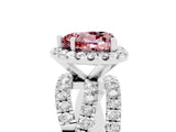 White gold Heart Cut Cut Halo Split Shank Prong Setting Ring_29