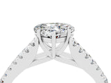 White gold Heart Cut Cut Split Shank Pave Diamond Engagement Ring with Four-Prong Setting_4