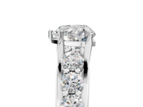 White gold Heart Cut Diamond Engagement Ring with Pavé Band and Four-Prong Setting_49