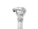 White gold Heart Cut Diamond Five-Stone Prong Set White Gold Ring_68