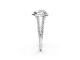 White gold Heart Cut Diamond Halo Split Shank Engagement Ring_42