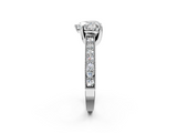 White gold Heart Cut Diamond Pave Band with Four-Prong Setting_37