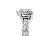 White gold Heart Cut Diamond Pave Band with Four-Prong Setting_42