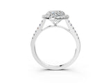 White gold Heart Cut Halo Pave Diamond Engagement Ring with Four-Prong Setting_11