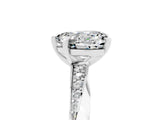 White gold Heart Cut Moissanite Engagement Ring with Side Stone Accents and Four-Prong Setting_41