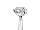 White gold Heart Cut Solitaire Engagement Ring with Four-Prong Setting and Classic Band_58