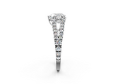 White gold Heart Cut Split Shank Pave Diamond Engagement Ring with Four-Prong Setting_30