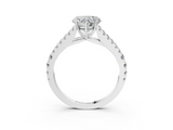 White gold Heart Cut Split Shank Pave Diamond Engagement Ring with Four-Prong Setting_31