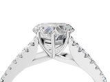 White gold Heart Cut Split Shank Pave Diamond Engagement Ring with Four-Prong Setting_32