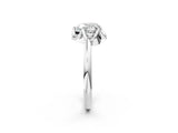 White gold Heart Halo Diamond Ring with Round Cluster Setting, Solitaire Band, and Four-Prong Setting_51