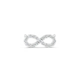 White gold Infinity Pendant with Round Diamond Pavé Setting_14