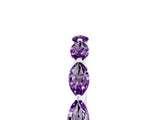 White gold Marquise Amethyst Prong Set Half-Eternity Band_11