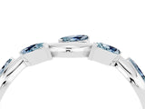 White gold Marquise Aquamarine Twisted Band with Prong Setting_10