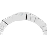 White gold Marquise Aquamarine Vine Eternity Band with Bezel Setting_22