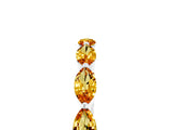 White gold Marquise Citrine Prong Set Half-Eternity Band_11