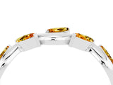 White gold Marquise Citrine Twisted Band with Prong Setting_10