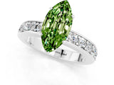 White gold Marquise Cut Cut Channel Set Diamond Engagement Ring with Four-Prong Setting_1