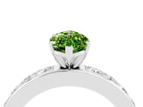 White gold Marquise Cut Cut Channel Set Diamond Engagement Ring with Four-Prong Setting_4