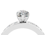 White gold Marquise Cut Cut Channel Set Diamond Engagement Ring with Four-Prong Setting_4