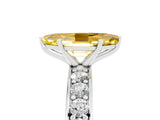 White gold Marquise Cut Cut Channel Set Diamond Engagement Ring with Four-Prong Setting_5