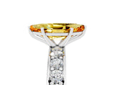 White gold Marquise Cut Cut Channel Set Diamond Engagement Ring with Four-Prong Setting_5