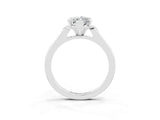White gold Marquise Cut Cut Channel Set Solitaire Engagement Ring with Four-Prong Setting_3