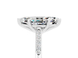 White gold Marquise Cut Cut Channel Set Solitaire Engagement Ring with Four-Prong Setting_5