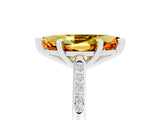 White gold Marquise Cut Cut Channel Set Solitaire Engagement Ring with Four-Prong Setting_5