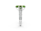 White gold Marquise Cut Cut Diamond Milgrain Marquise Band with Prong Setting_2
