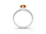 White gold Marquise Cut Cut Diamond Milgrain Marquise Band with Prong Setting_3