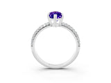 White gold Marquise Cut Cut Diamond Milgrain Marquise Band with Prong Setting_3