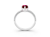 White gold Marquise Cut Cut Diamond Milgrain Marquise Band with Prong Setting_3