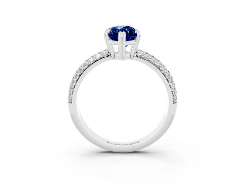 White gold Marquise Cut Cut Diamond Milgrain Marquise Band with Prong Setting_3