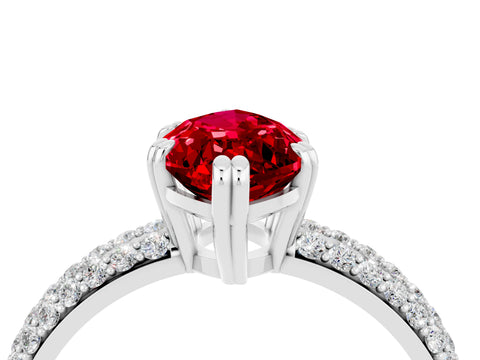 White gold Marquise Cut Cut Diamond Milgrain Marquise Band with Prong Setting_4