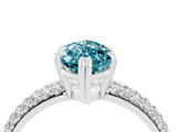 White gold Marquise Cut Cut Diamond Milgrain Marquise Band with Prong Setting_4