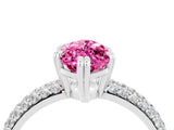 White gold Marquise Cut Cut Diamond Milgrain Marquise Band with Prong Setting_4