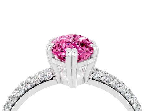 White gold Marquise Cut Cut Diamond Milgrain Marquise Band with Prong Setting_4