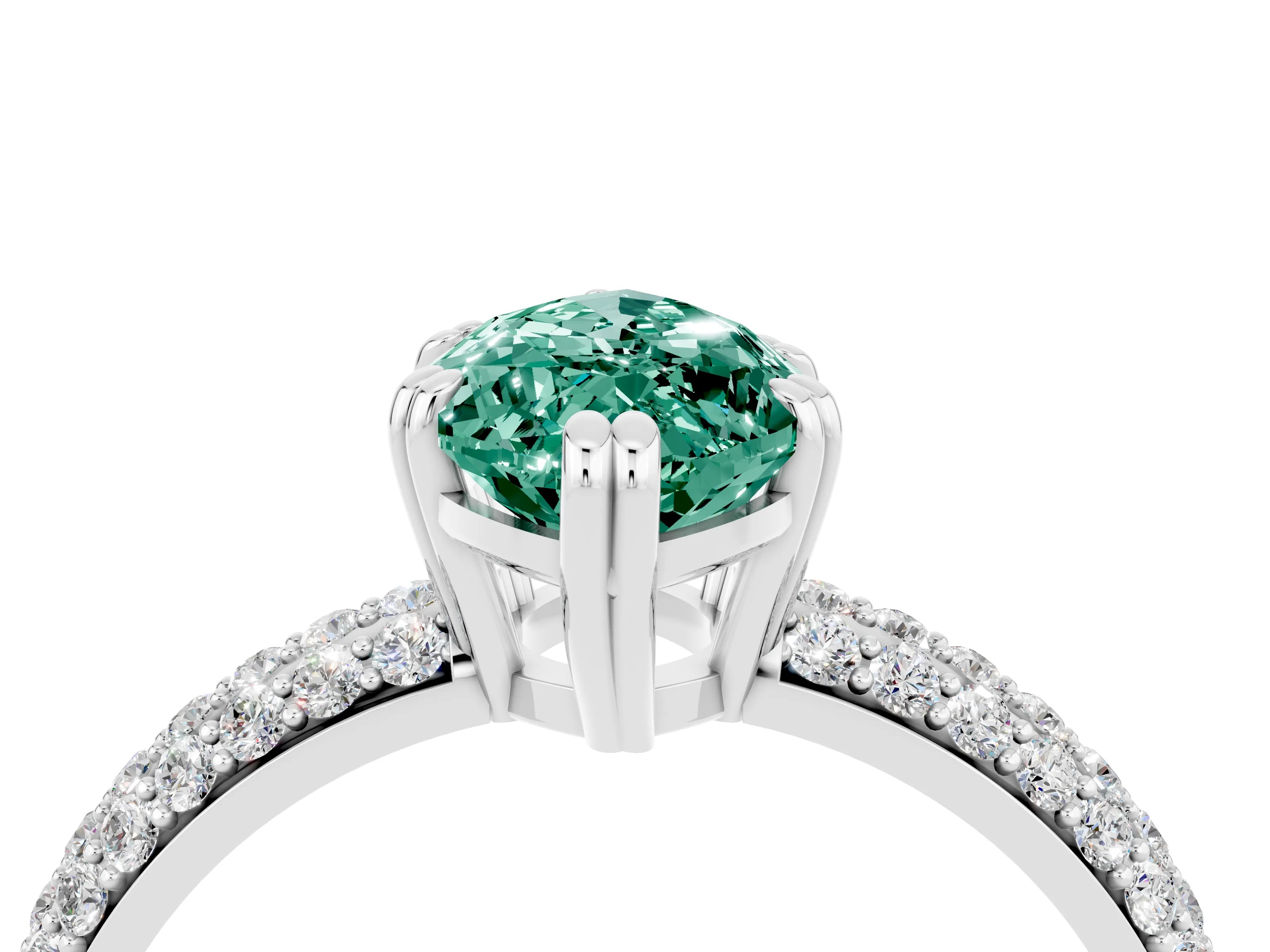 White gold Marquise Cut Cut Diamond Milgrain Marquise Band with Prong Setting_4