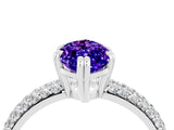 White gold Marquise Cut Cut Diamond Milgrain Marquise Band with Prong Setting_4
