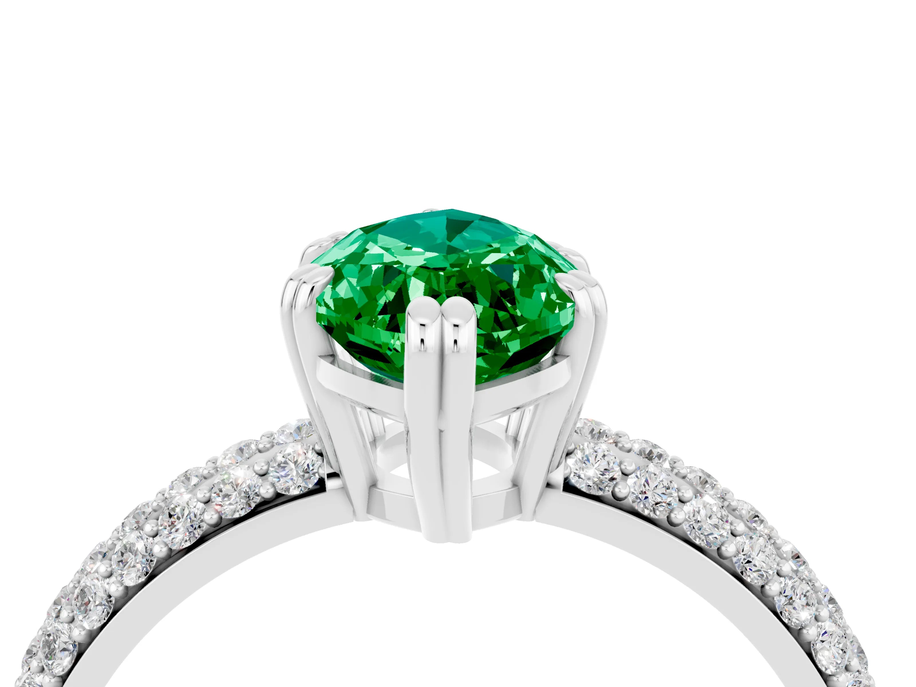 White gold Marquise Cut Cut Diamond Milgrain Marquise Band with Prong Setting_4