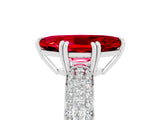 White gold Marquise Cut Cut Diamond Milgrain Marquise Band with Prong Setting_5