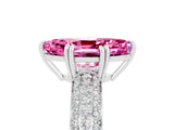 White gold Marquise Cut Cut Diamond Milgrain Marquise Band with Prong Setting_5