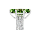 White gold Marquise Cut Cut Diamond Milgrain Marquise Band with Prong Setting_5