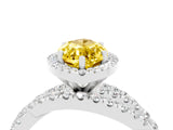 White gold Marquise Cut Cut Halo Split Shank Prong Setting Ring_16