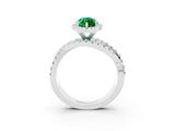 White gold Marquise Cut Cut Halo Split Shank Prong Setting Ring_27