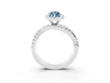 White gold Marquise Cut Cut Halo Split Shank Prong Setting Ring_27