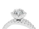 White gold Marquise Cut Cut Halo Split Shank Prong Setting Ring_28