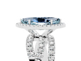 White gold Marquise Cut Cut Halo Split Shank Prong Setting Ring_29